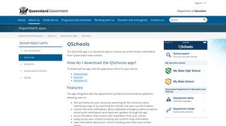 QSchools - Department of Education (DoE)