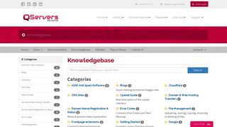 Welcome to QServers - Knowledgebase - QServers Web Hosting