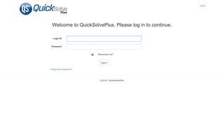 Login :: QSP - QuickSolvePlus
