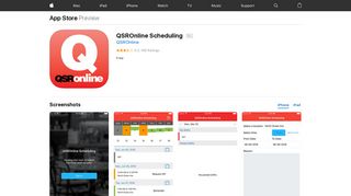 QSROnline Scheduling on the App Store - iTunes - Apple