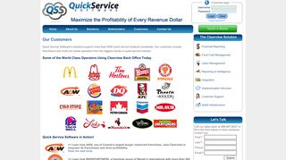 Customers - Quick Service Software