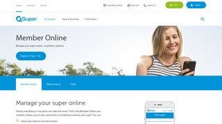Member Online features and benefits | QSuper Superannuation Fund