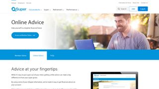 Online Advice features and benefits | QSuper Superannuation Fund