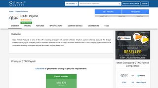 QTAC Payroll - Reviews, Pricing, Free Demo and Alternatives