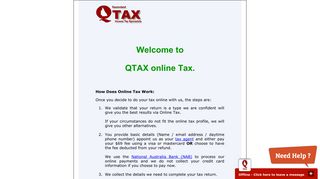 Qtax Welcome to Online Tax