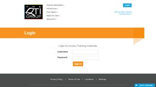 Login to My QTI HR Training - The QTI Group