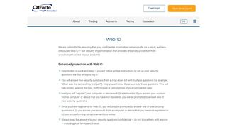 Web ID | Qtrade Investor
