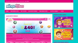 Quackpot Bingo | Get Your £30 Deposit Bonus Here! - Bingo Mum