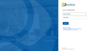 Quadax Portal Login - Quadax, Inc.