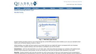 Feature Tour: Web Mail Facility - Quadra Hosting