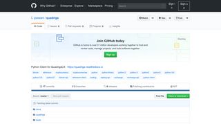 GitHub - joowani/quadriga: Python Client for QuadrigaCX