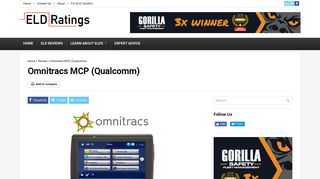 Omnitracs MCP (Qualcomm) - ELD Ratings