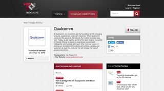 QUALCOMM | TechOnline