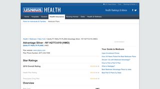 QUALITY HEALTH PLANS Advantage Silver - NY H2773-019 (HMO ...