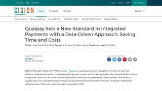 Qualpay Sets a New Standard in Integrated Payments with a Data ...