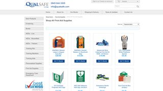 Shop All First Aid Supplies - Qualsafe.com