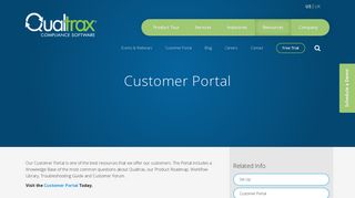 Qualtrax Customer Portal | Qualtrax