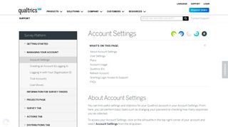 Account Settings - Qualtrics Support