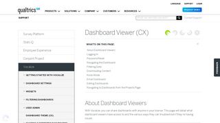 Dashboard Viewer (CX) - Qualtrics Support