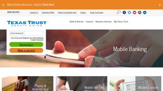 Mobile Banking :: Texas Trust Credit Union