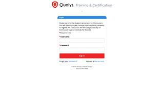 Qualys Training & Certification system - Visit Site - GeoLearning