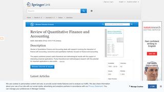 Review of Quantitative Finance and Accounting - Springer