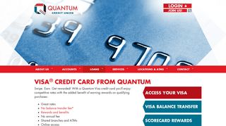 VISA CREDIT CARDS - Quantum Credit Union