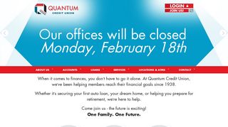 Quantum Credit Union: Home