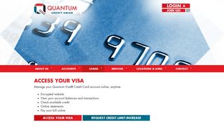 ACCESS YOUR VISA - Quantum Credit Union