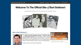 The Official Site of Burt Goldman - BurtGoldman.com