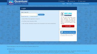 Login - Quantum Mutual Fund