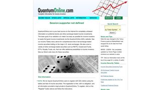 QuantumOnline.com Home Page