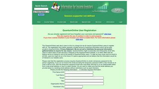 QuantumOnline User Registration - QuantumOnline.com