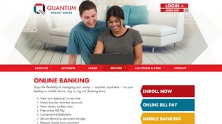 ONLINE BANKING - Quantum Credit Union