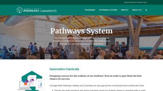 The Pathways System - Carnegie Math Pathways