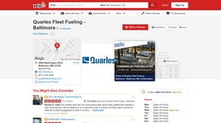 Quarles Fleet Fueling - Baltimore - Gas Stations - 2900 Washington ...