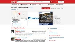 Quarles Fleet Fueling - Gas Stations - 6050 Audobon Dr, Sandston ...