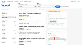 Quarriers Jobs in Glasgow - January 2019 | Indeed.co.uk