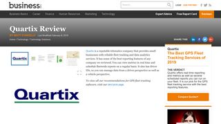 Best GPS Tracking Software Reporting Features | Quartix Review 2018