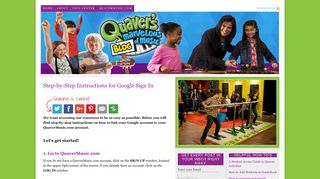 Step-by-Step Instructions for Google Sign In - Quaver Music Blog