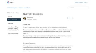 Quay.io Passwords – CoreOS Knowledgebase