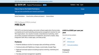 MRI SLM - Digital Marketplace
