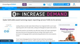 Qube SLM adds award winning repair reporting service ...