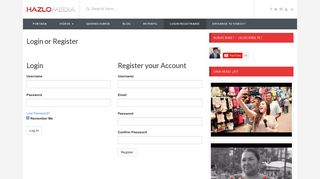 Login or Register - Hazlo Media