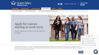How to apply - QMUL Online - Queen Mary University of London