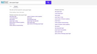 qha populi login - NetFind - Content Results