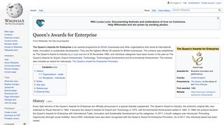 Queen's Awards for Enterprise - Wikipedia