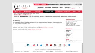 WebMail - Queens College, City University of New York - CUNY.edu