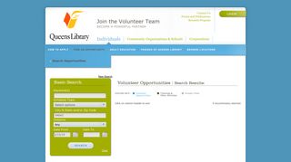 Join the Volunteer Team | Volunteer Opportunities ... - Queens Library