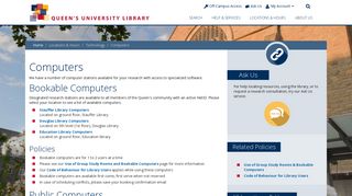 Computers | Queen's University Library